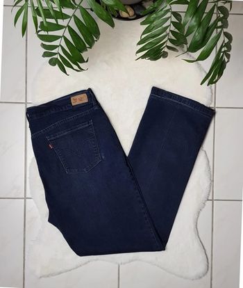 Jean Levi's 505 Straight Leg W34 L32 Bleu Marine