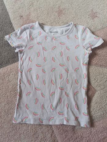 Tee shirt chemise manches courtes Fille 4 ans arc en ciel Orchestra