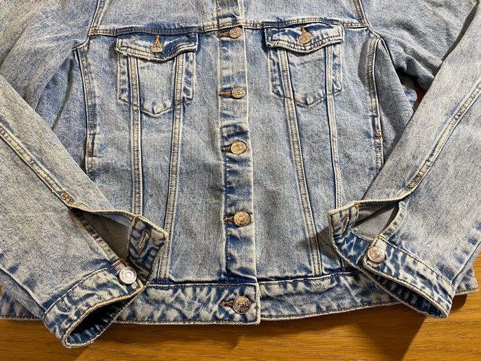 Zara Veste en jean bleu clair Taille XL/42 - photo numéro 3