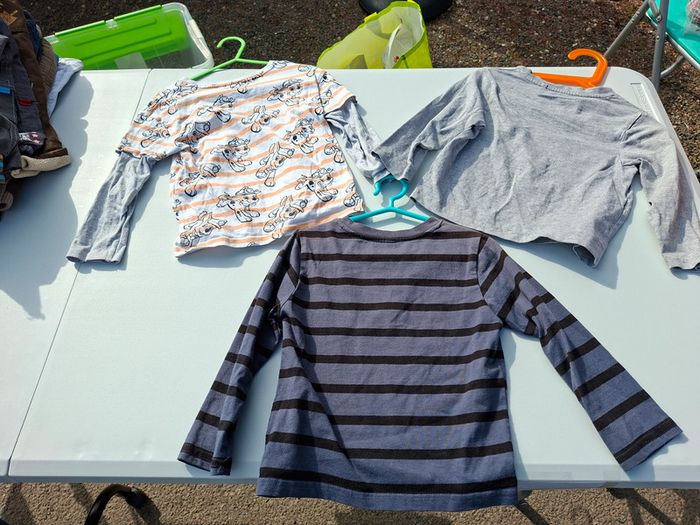 Lot de 3 t-shirts manches longues 3 ans - garçon - photo numéro 2