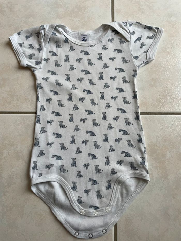 Lot 7 bodies Petit Bateau manches courtes 24 mois - photo numéro 9