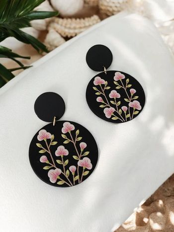 Boucles d'oreilles bohème fleurie - tendance estivale 🌸