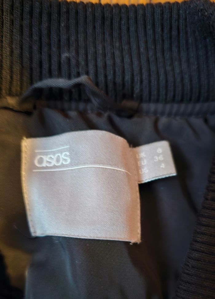 Veste bombers noire - photo numéro 3