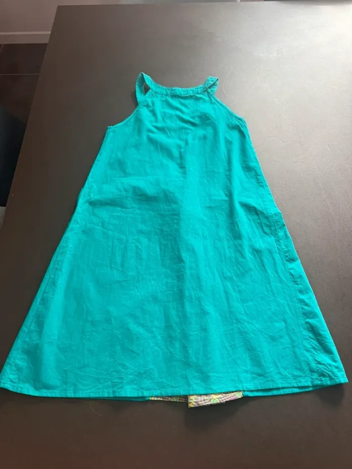 Robe turquoise légère 12 ans Pickles kids - photo numéro 5