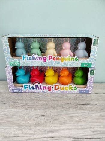 Lot de 10 animaux pour pêche aux canards