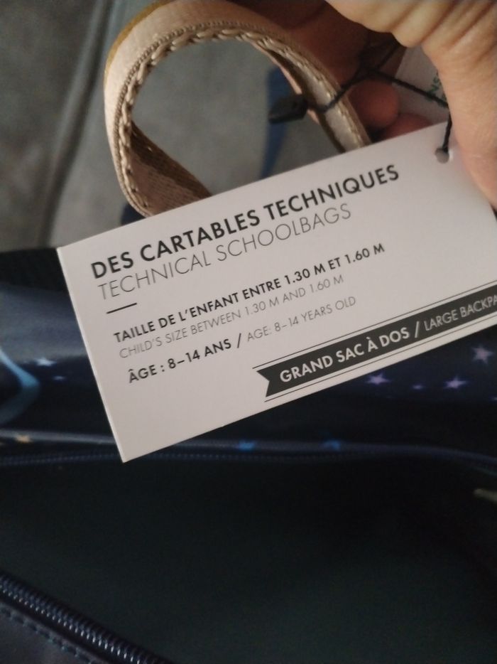 Sac à dos cartable fille Caramel & Cie - photo numéro 8
