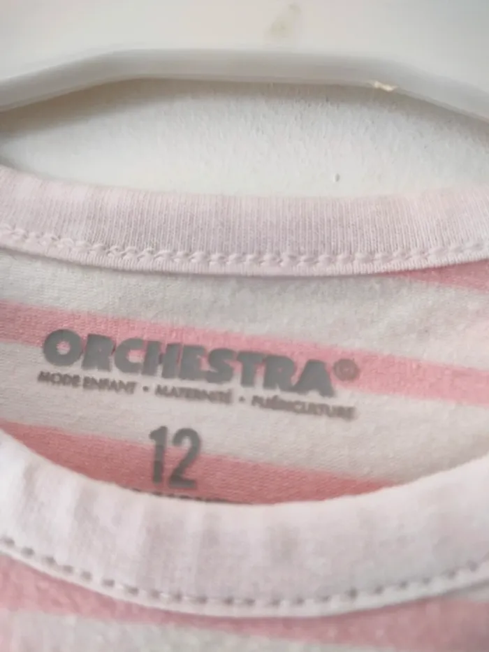 (a) bodie rayé rose Orchestra 12m - photo numéro 2