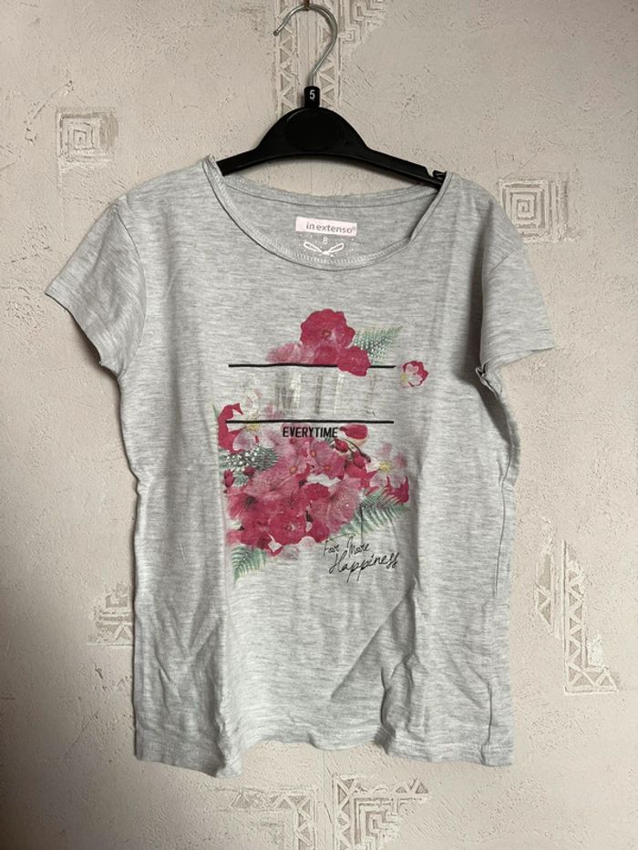 Tee-shirt gris In Extenso