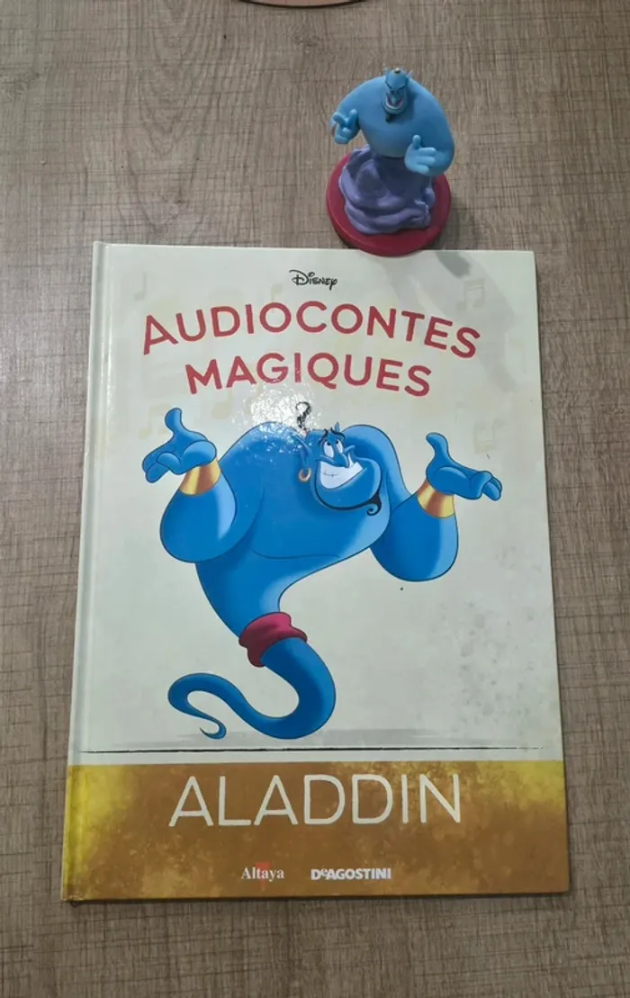 N¤04 audioconte Magique Altaya disney deagostini livre+figurine audio conte compte