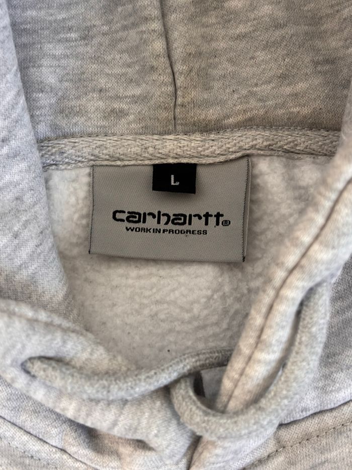 Sweat à Capuche Carhartt Noir et gris neuf sans étiquette - photo numéro 9