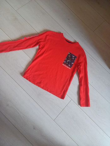 Tee shirt  long rouge