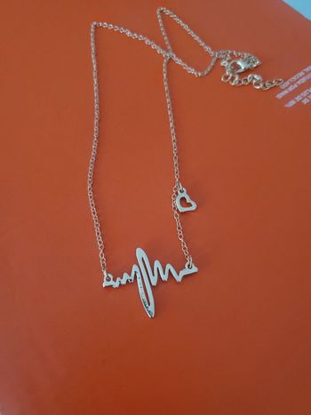 Collier battement de cœur doré