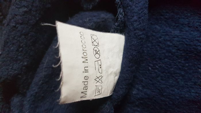 Sweat polaire garçon 12 ans bleu et orange - photo numéro 4