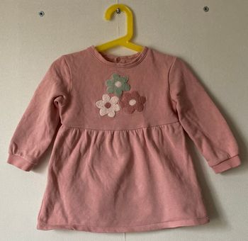 robe molletonnée imprimé fleurs taille 2 ans
