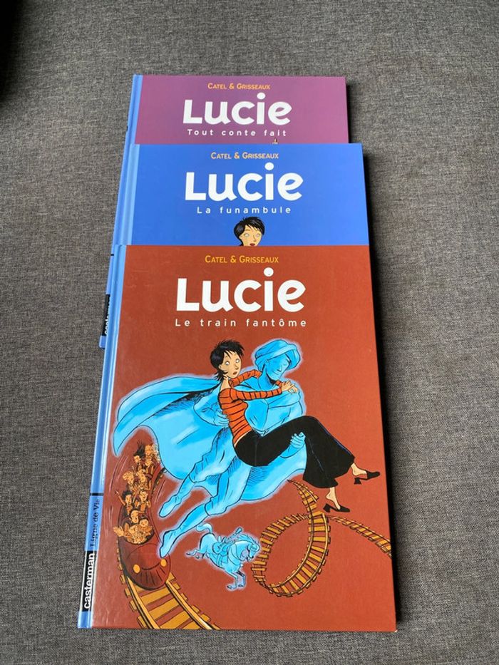 BD Lucie lot des 3 premiers tomes Casterman