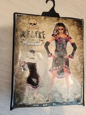 A saisir, costume fille/femme, taille M , " dia de los muertos "