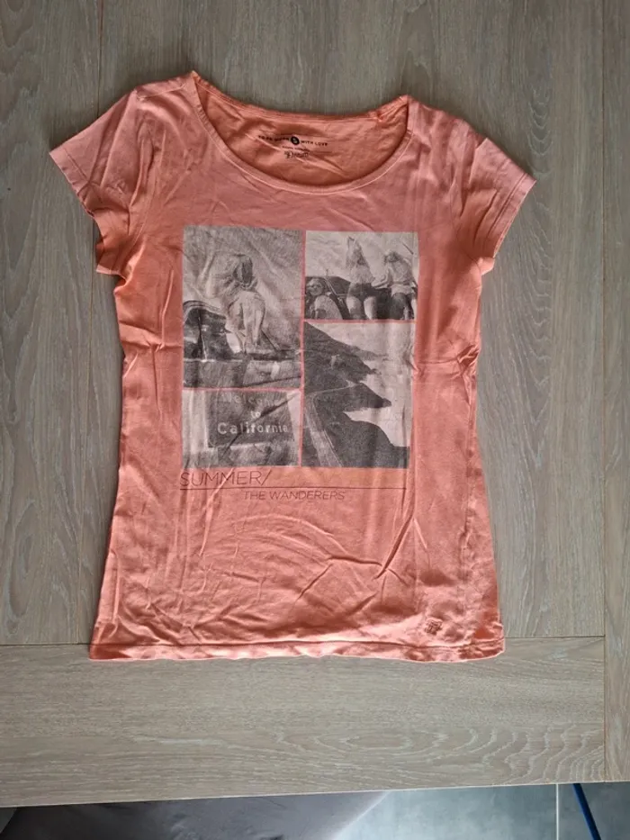 Tee-shirt corail S