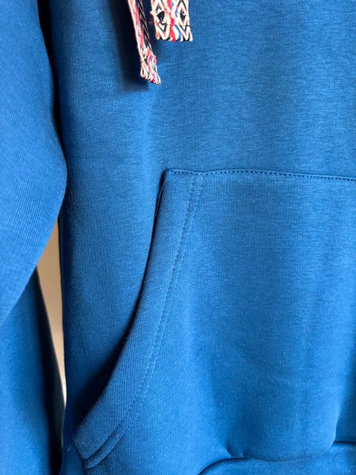 Sweat capuche bleu Riches Paris - photo numéro 3