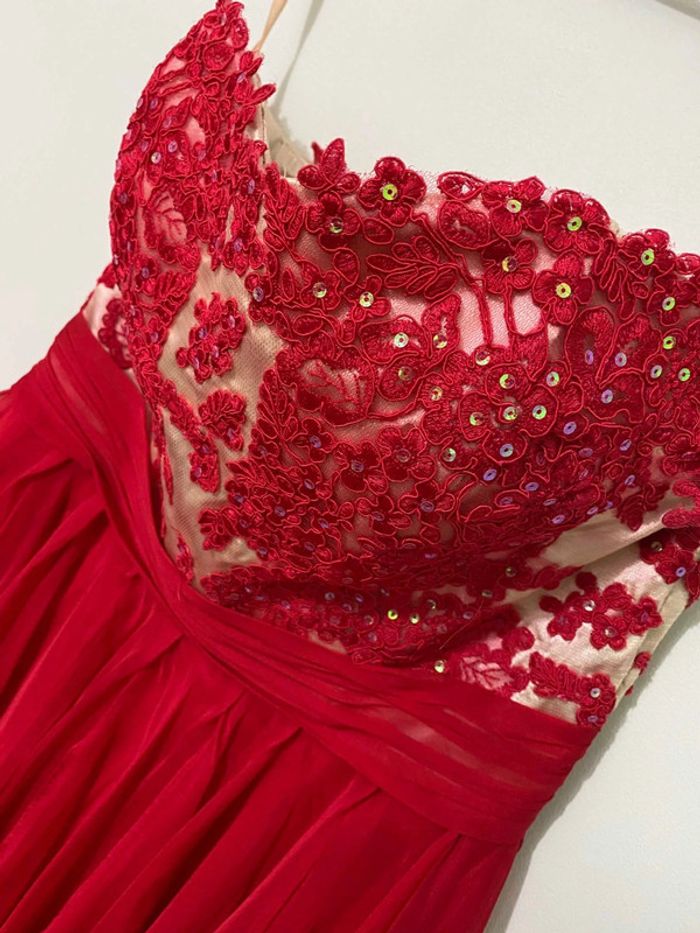 Robe bustier rouge Fashion New York - photo numéro 3