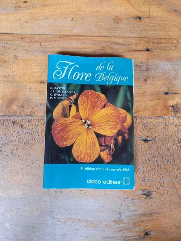 Livre "Flore de la Belgique"