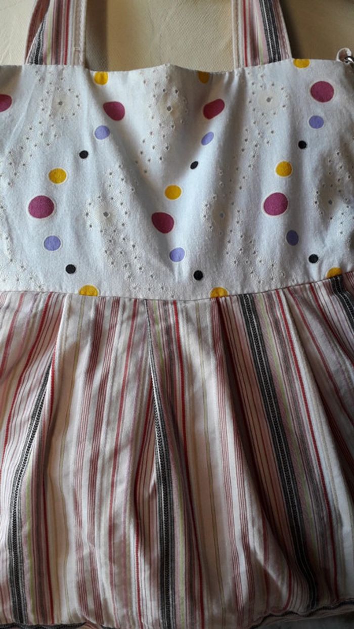 Sac à mains d'été en coton léger - photo numéro 2