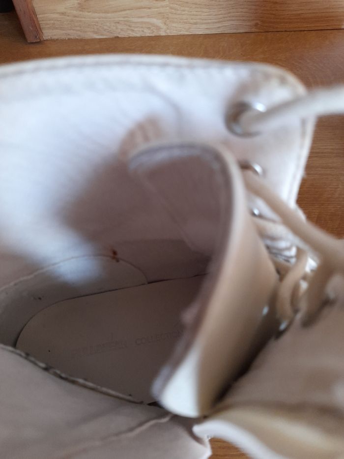 Boots pull&bear crème 36 - photo numéro 7