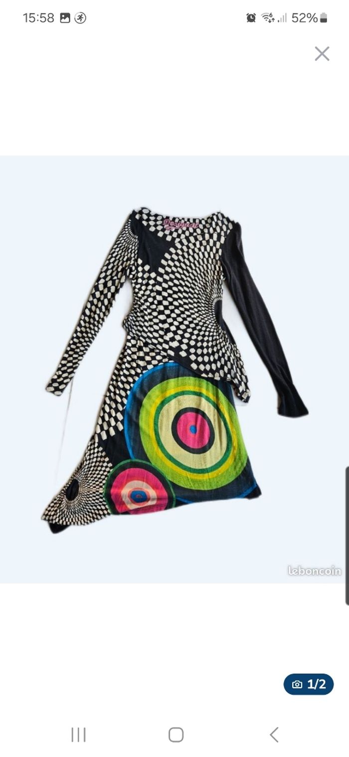 Robe desigual  taille 38