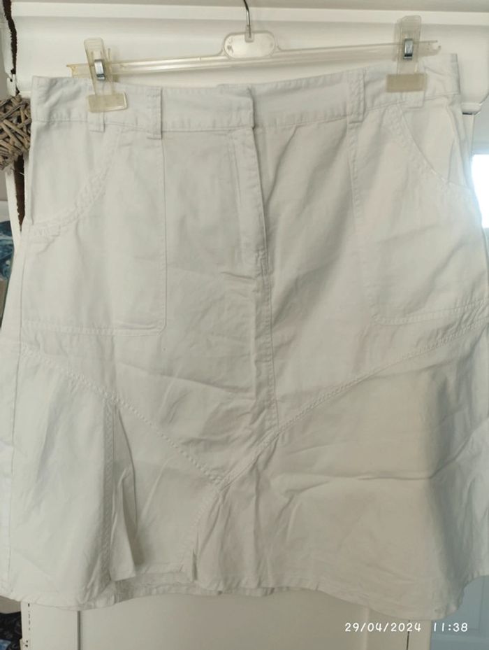 Jupe été blanche