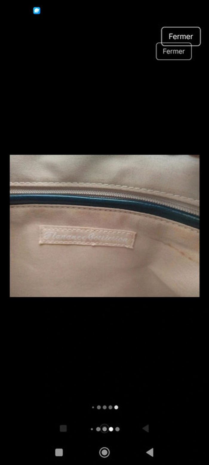 Sac à main cuir style vintage dressing excellent état - photo numéro 15