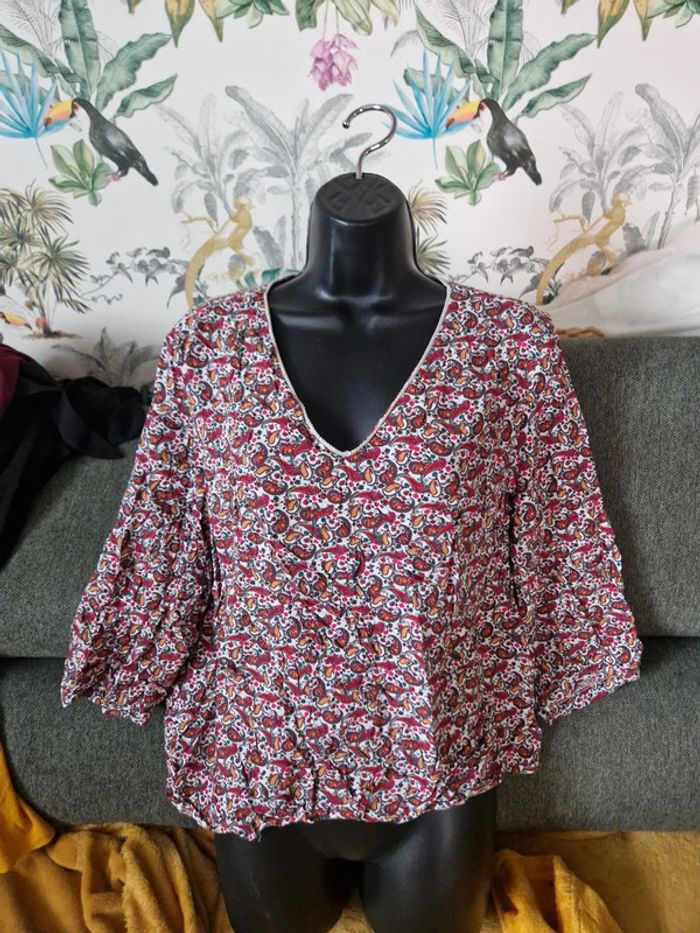 Blouse manche 3/4