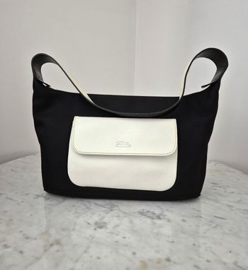 Sac Longchamp noir et blanc