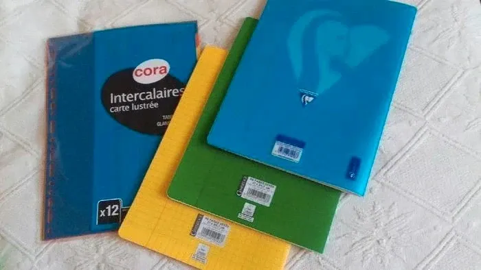 Lot fournitures scolaires NEUF cahiers 21x29,7 et intercalaires - photo numéro 3
