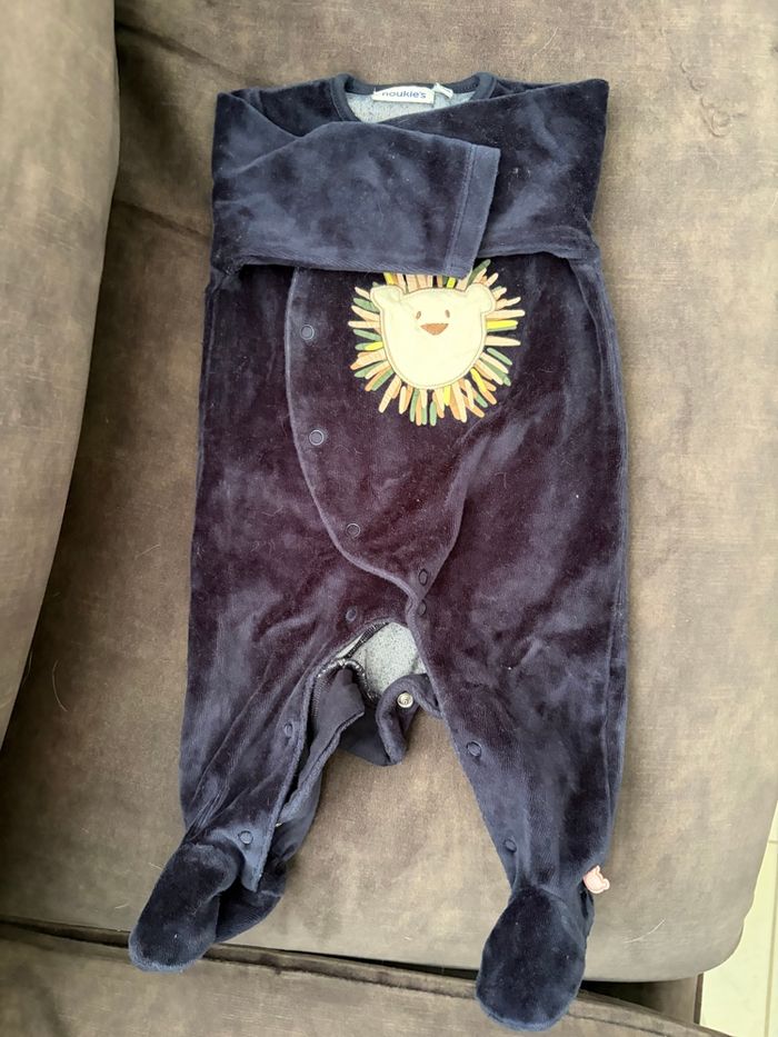Pyjamas velours ourson