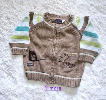 Gilet garçon 9 mois