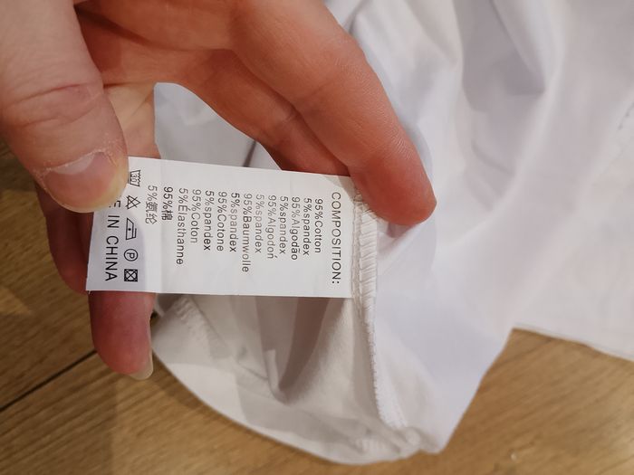 T-shirt manches courtes blanc pour homme L New Mentality - photo numéro 5