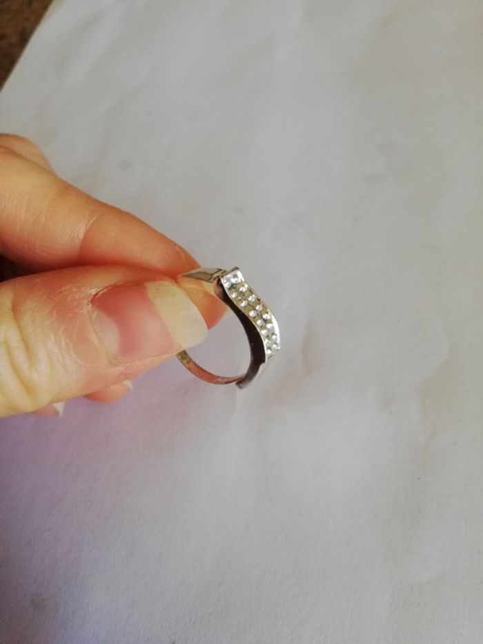 Très jolie et chic bague vintage 17mm - photo numéro 3