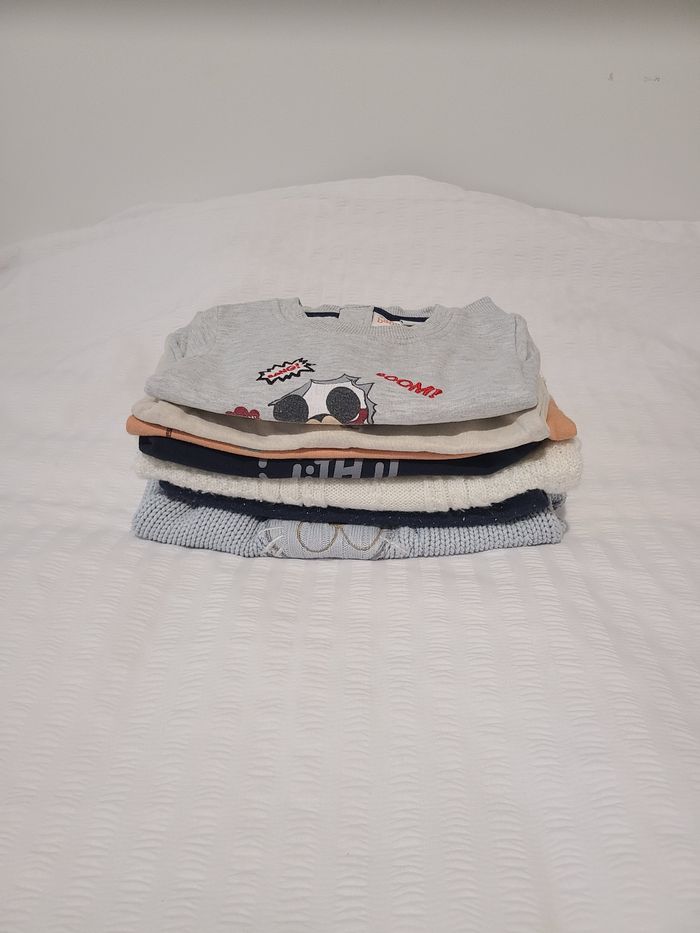 Lot de pull sweat chaud 6 mois Garçon