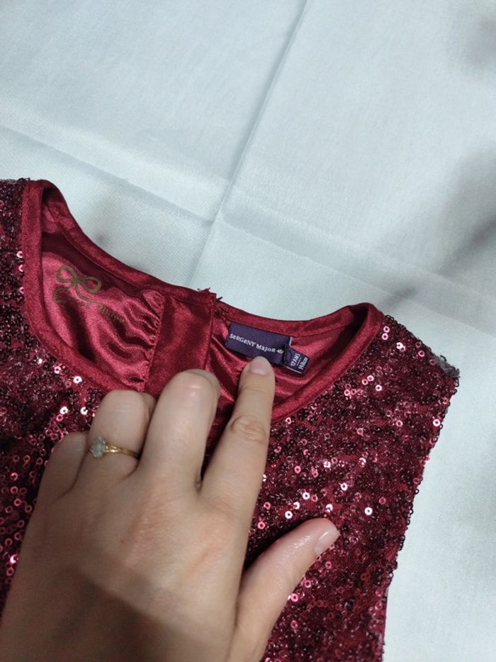 Robe de soirée sergent major taille 12 ans - photo numéro 4