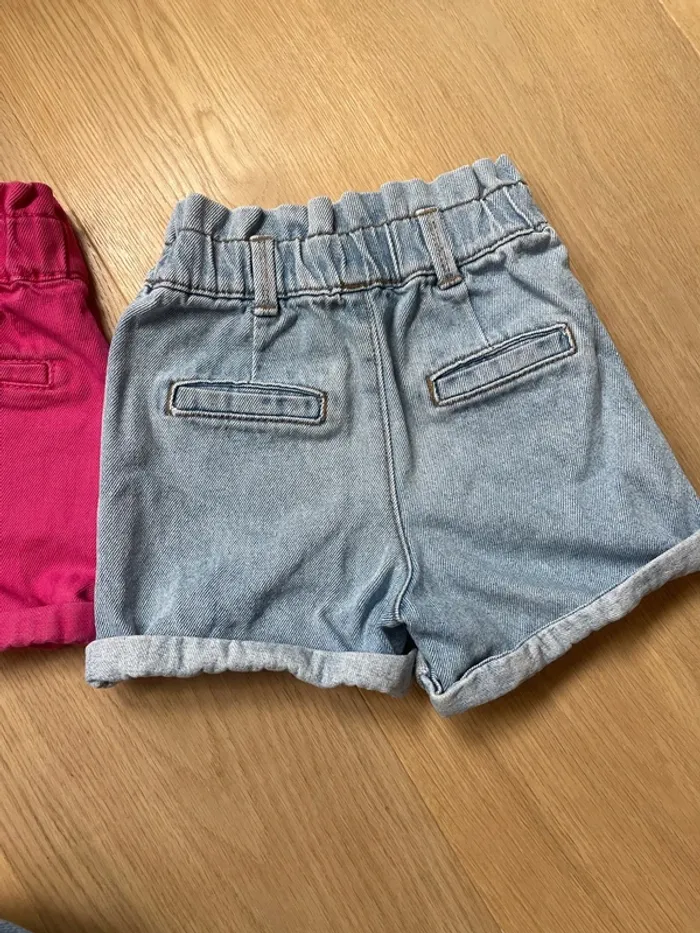 Lot de shorts jean bleu et rose Kiabi 4 ans - photo numéro 4