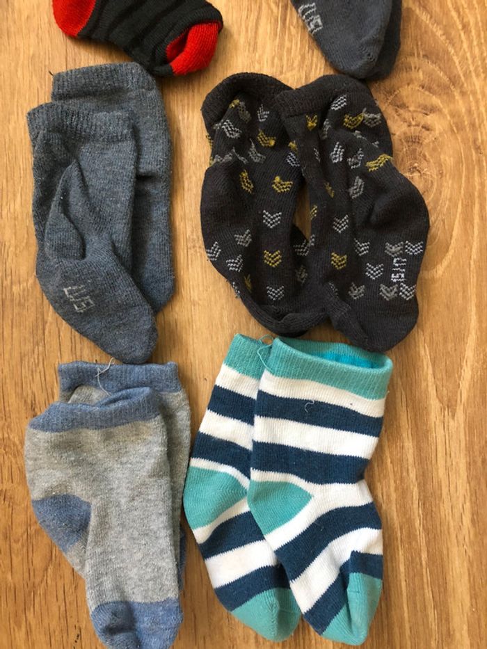 Lot de 6 paires de chaussettes t17 - photo numéro 3
