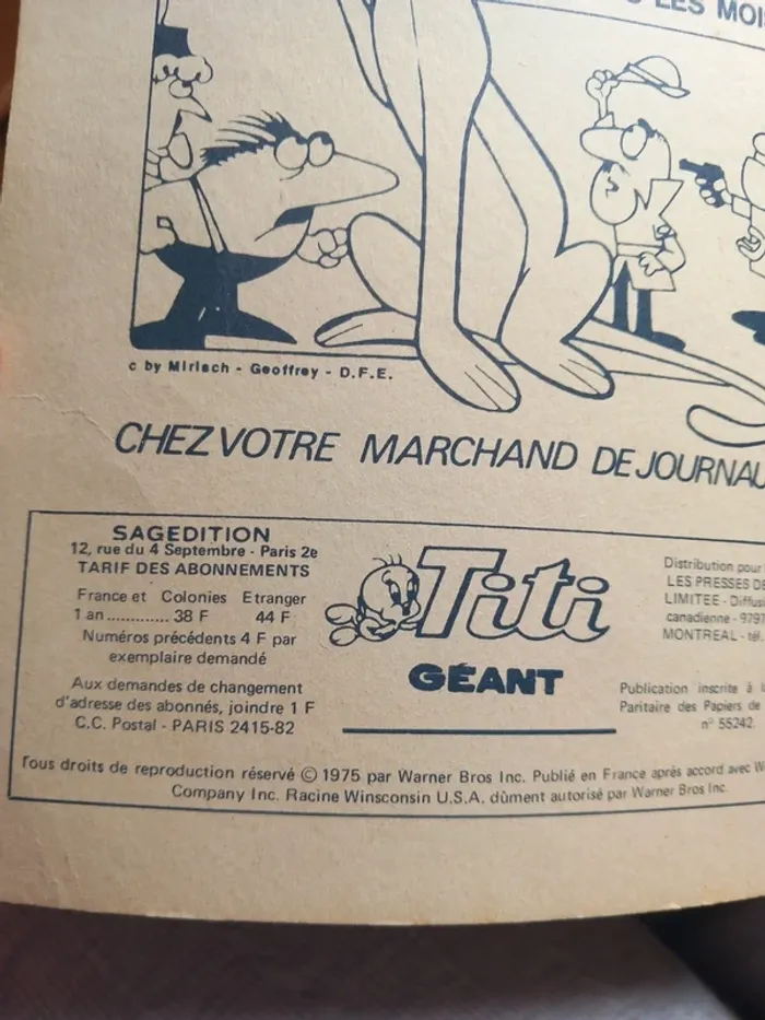 Titi géant n°22 vintage - photo numéro 3