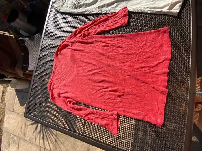 Joli top en lin Majestic, filature, taille 3 40 42 - photo numéro 7