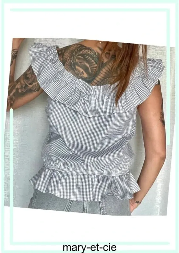 SOLDE - Top taille M/L - 100 % coton - Brigitte Bardot - photo numéro 5