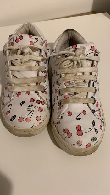 Baskets cerise’s tape à l’œil T32