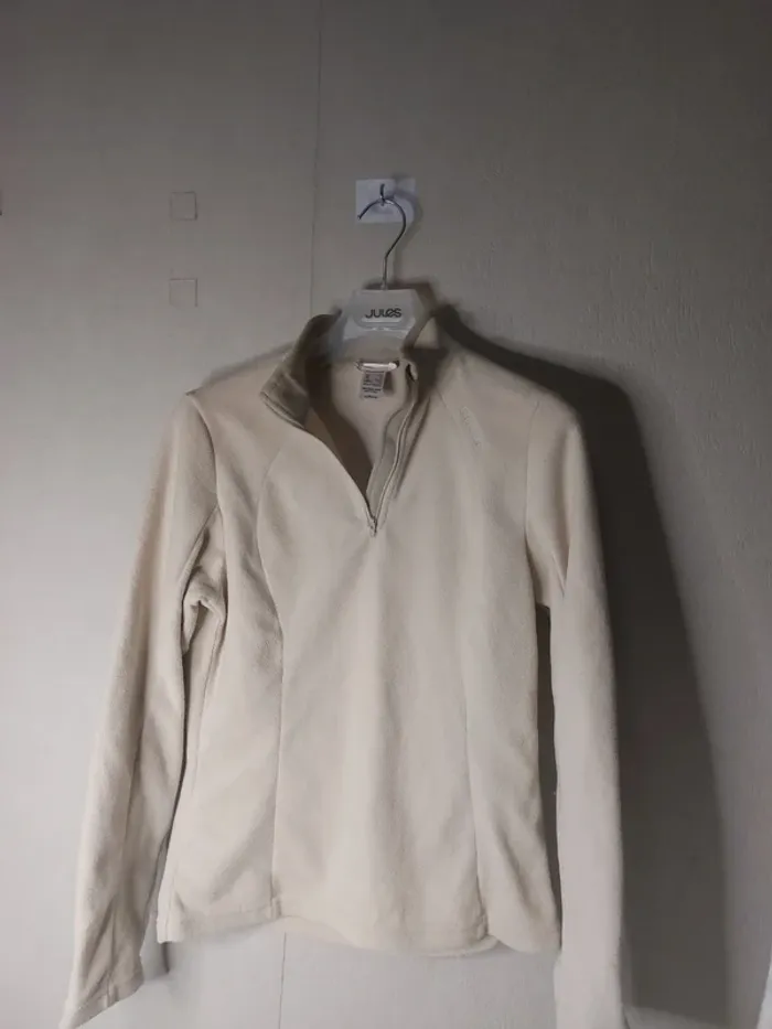 Veste douce crème ( oxylane) - photo numéro 2