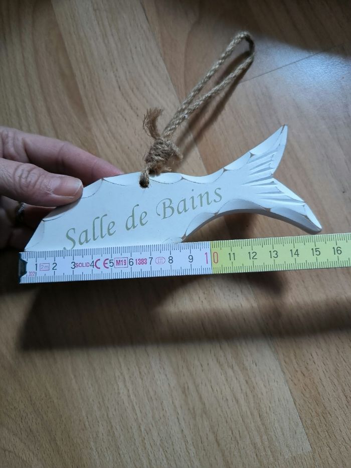 Poisson à accrocher à la porte de la salle de bain - photo numéro 2