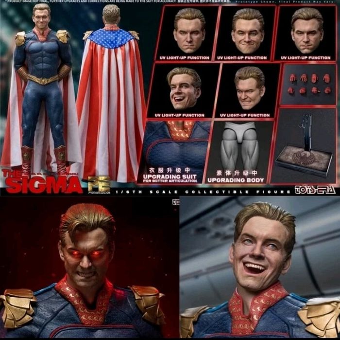 The Boys 1/6 Homelander – Toys Era PE018 + Socle Star Ace – RARE - photo numéro 3