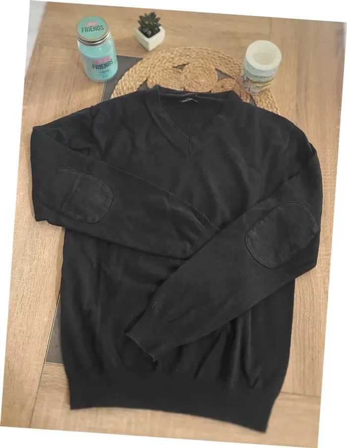 Pull noir taille XL