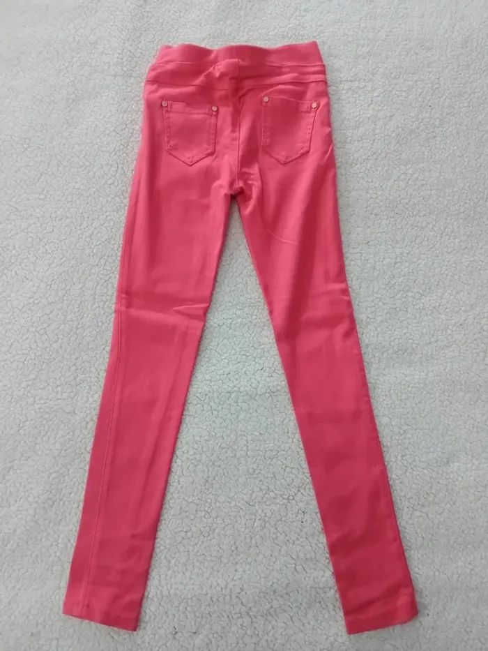 Pantalon jegging rose 12 ans - photo numéro 2