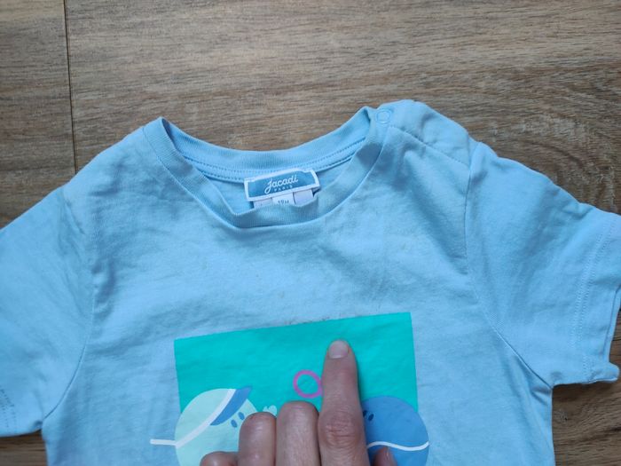 Ensemble été bébé garçon 18 mois tee-shirt Jacadi et short - photo numéro 5